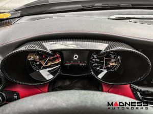 Alfa Romeo Giulia Instrument Cluster Cover - Carbon Fiber - Non-QV Model